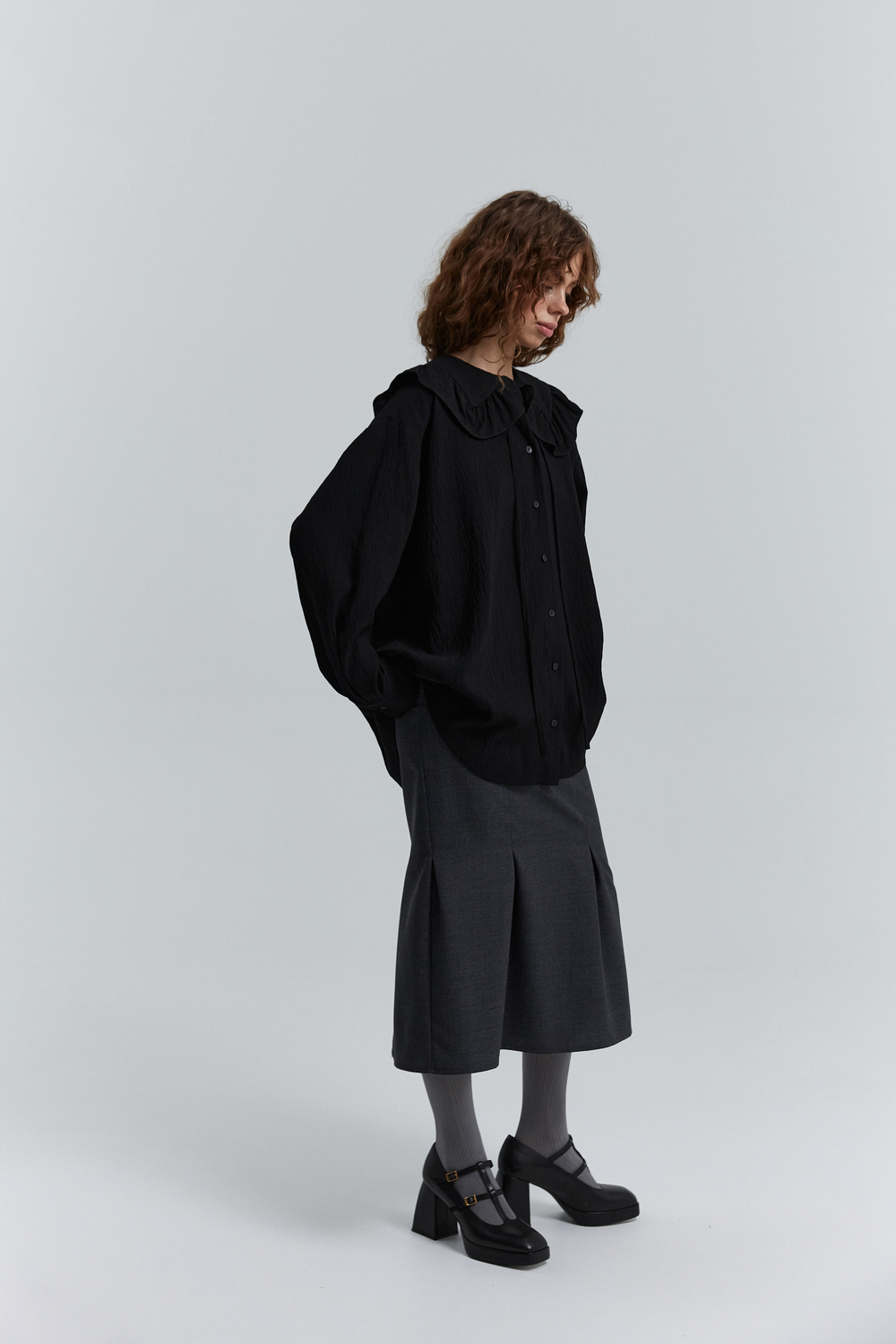 Юбка из полушерсти