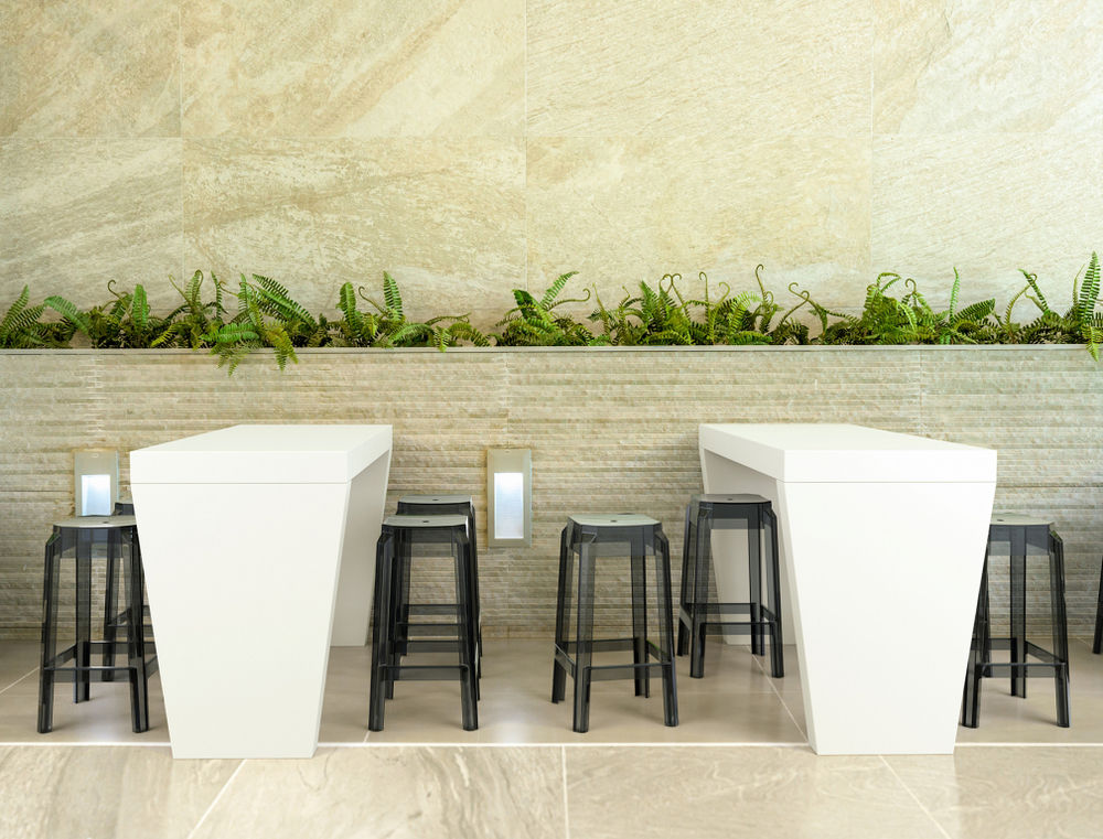 Табурет прозрачный полубарный Fox 65