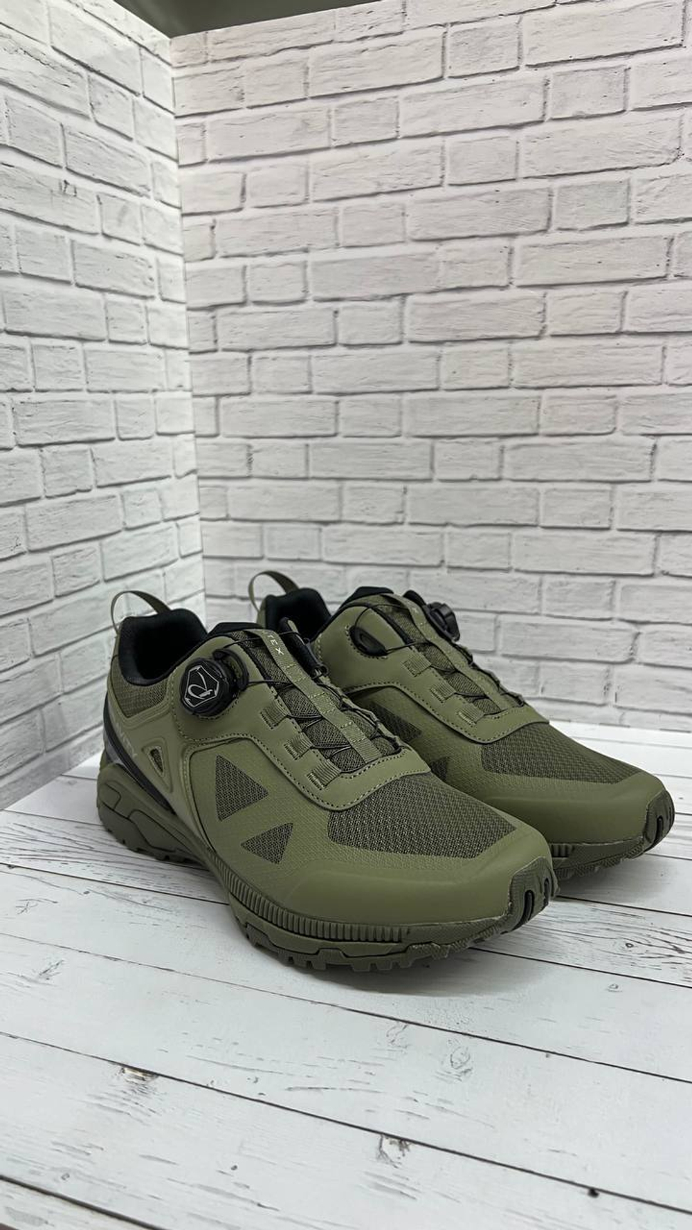 Кроссовки Gravity EDITEX 2032-9 чёрно-хаки