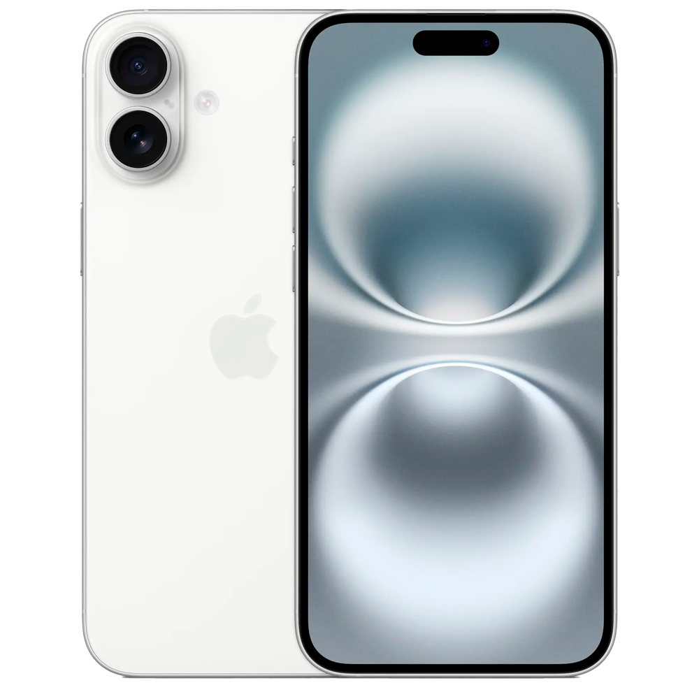 Смартфон Apple iPhone 16 Plus 512GB, Nano-SIM + eSIM, White (Белый)