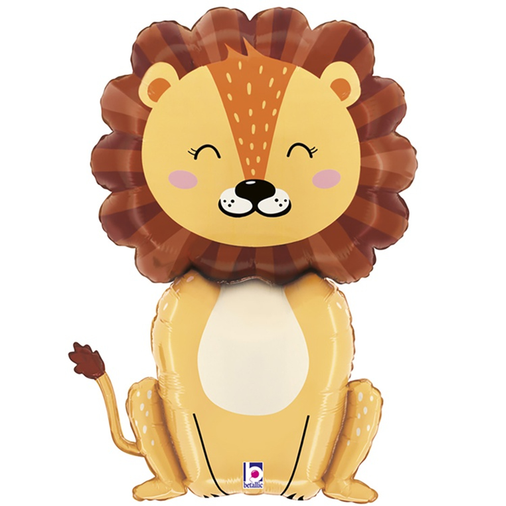 Шар Фольгированный Лев (Оранжевый)