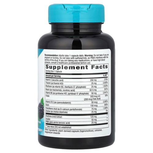 Nature's Way, B-Stress Formula, 100 веганских капсул