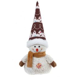 GAEM Игрушка набивная "Снеговик", L18 W11 H38/26 см