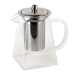 Чайник заварочный с фильтром "Pyramid" v=750мл (боросиликатное стекло) (индивидуальная упаковка)