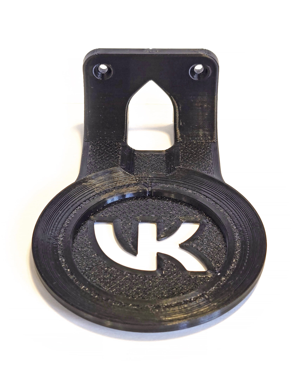 Полка настенная для умной колонки VK капсулы мини, 3D печать, черная