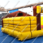 Надувной батут для аттракциона Родео "Дикое Родео", 5*5*3 м