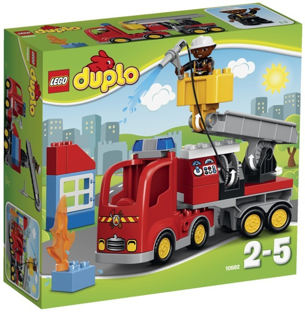 LEGO Duplo: Пожарный грузовик 10592 — Fire Truck — Лего Дупло