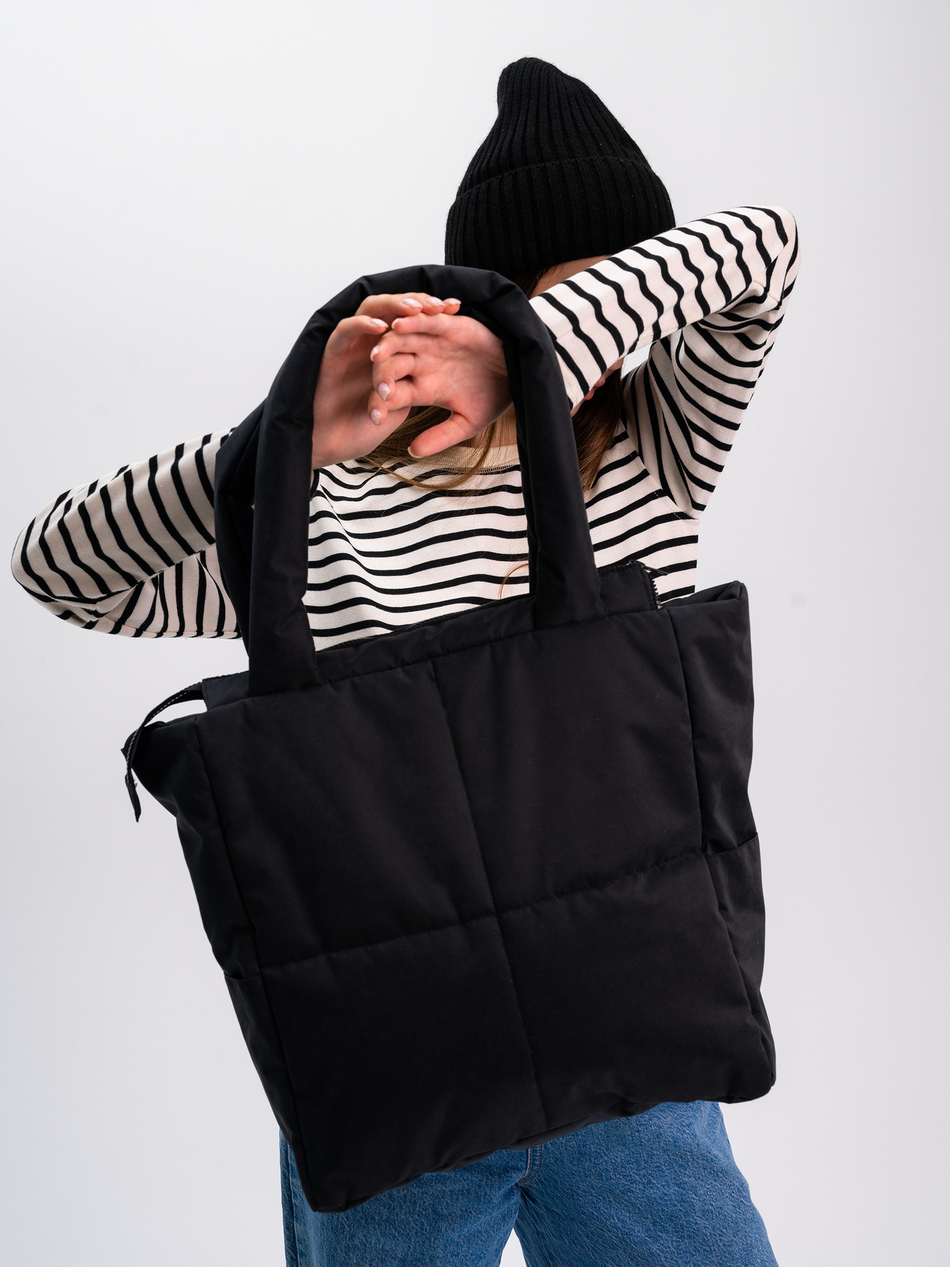 Сумка-шоппер "Зима" бежевый