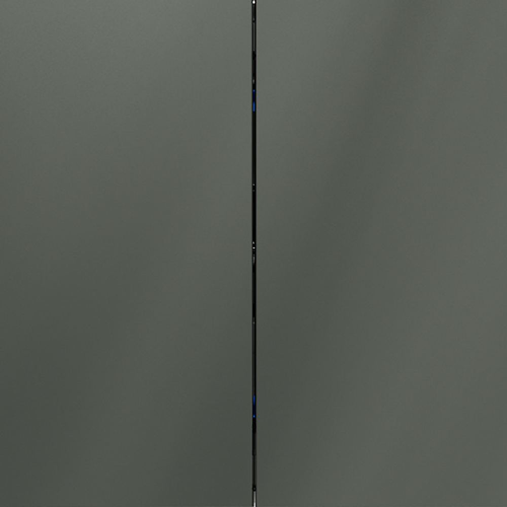 Выключатель встраиваемый VOLTUM S70 двухклавишный 10А, (титан)