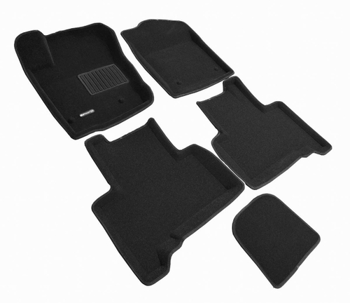 Коврики салона для HAVAL H9 (2015-) Euromat 3D Business черные. Арт. EMC3D-001406