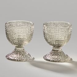 НАБОР ПОДСТАВОК ПОД ЯЙЦО "TEMPO" GREY 2 ШТ. 5,5Х5,5Х6 СМ