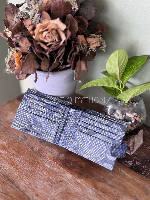 Бифолд кошелек из питона WA-250