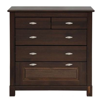 Комод, 97x98x48, Рауна 221, деревянный, 5 ящиков, колониал