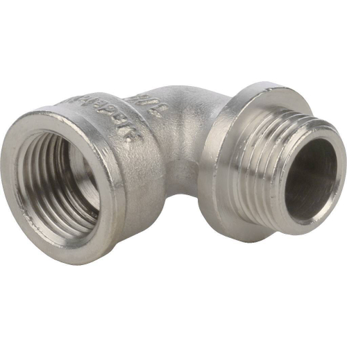 Угольник вн-нар. НИКЕЛЬ 1" STOUT   506