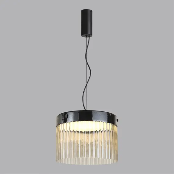 5047/24L L-VISION ODL24 000 черный/светл.янтарный/металл/стекло Подвес LED 24W 4000К 2715Лм PILLARI