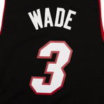 Баскетбольная джерси Mitchell&Ness NBA Black Jersey Heat 2012 Dwyane Wade T-shirt Black