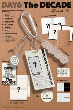 Альбом DAY6 - THE DECADE 4th Full Album ID CARD MD Version