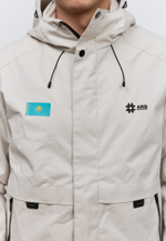 Куртка на флисе ARGYMAQ EXPLORER OFF-WHITE