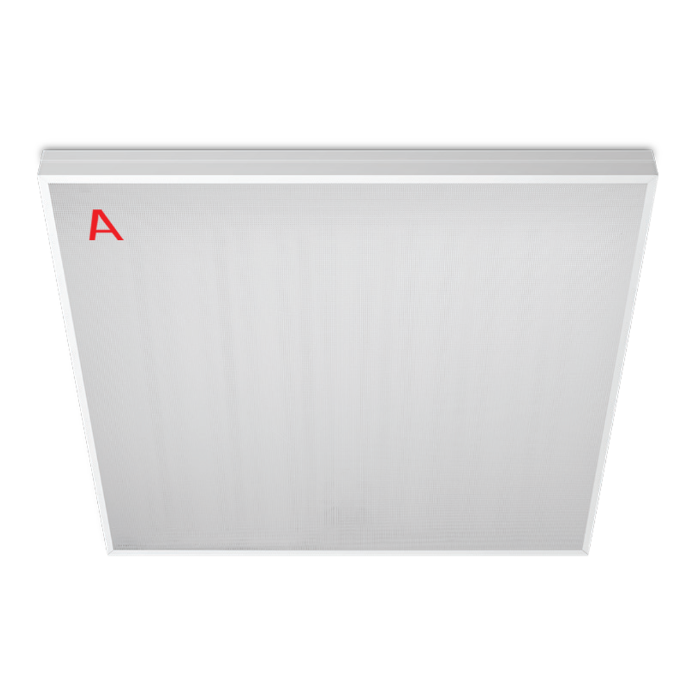 Светильник ОФИС ДВО01-042 с БАП EM1 54Вт 5000К IP40 Микропризма 6500лм 595х595х40мм WOLTA PRO