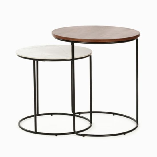 Набор кофейных столов Peyton диаметр 52/45