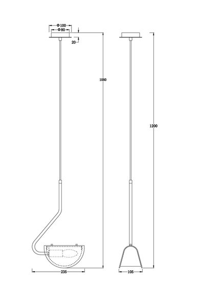 Подвесной светильник Freya FR5228PL-01C