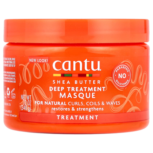 Cantu, Масло ши для натуральных волос, маска для глубокого ухода, 340 г (12 унций)