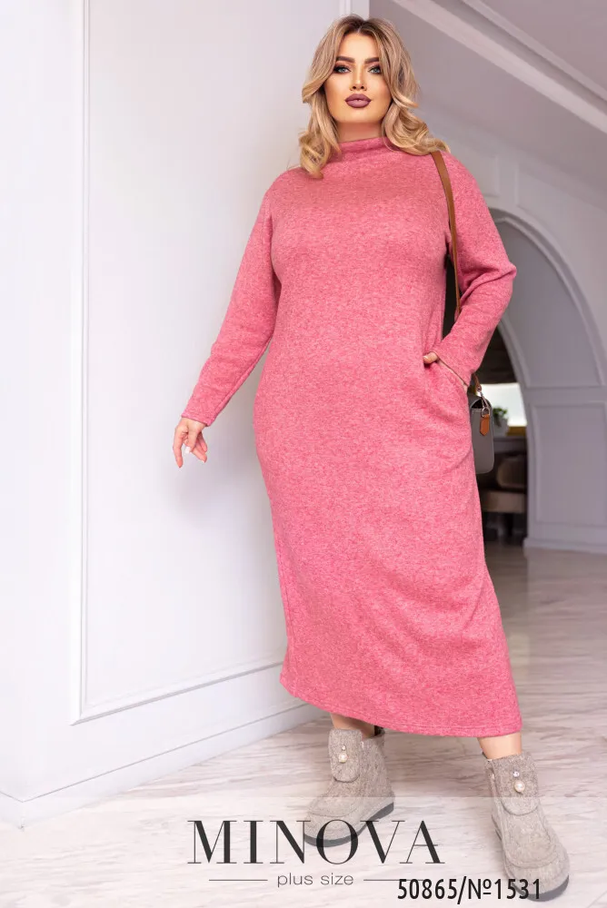 Платье 1531-коралловый Minova