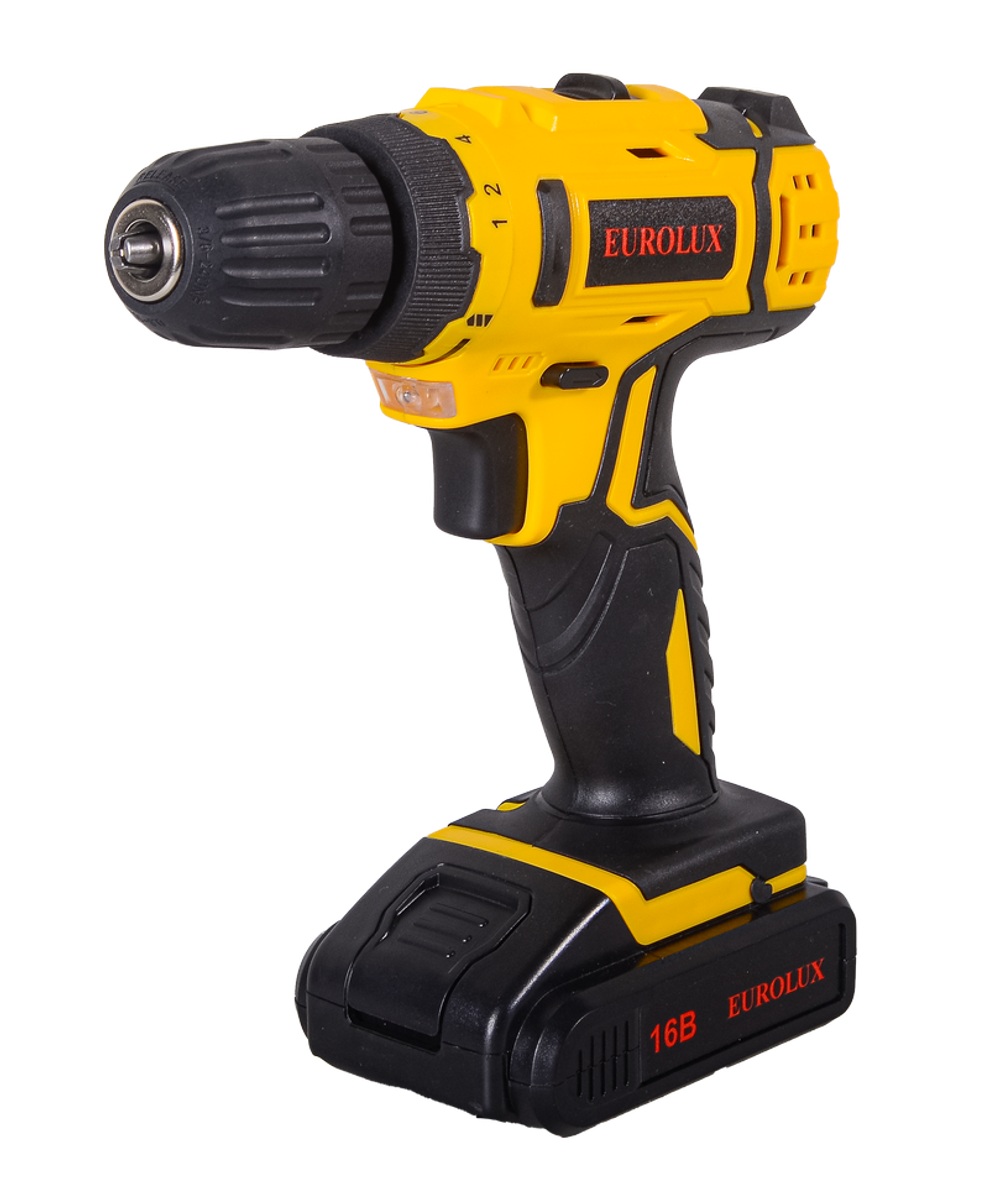 Дрель-шуруповерт Eurolux ДА-16/2Li