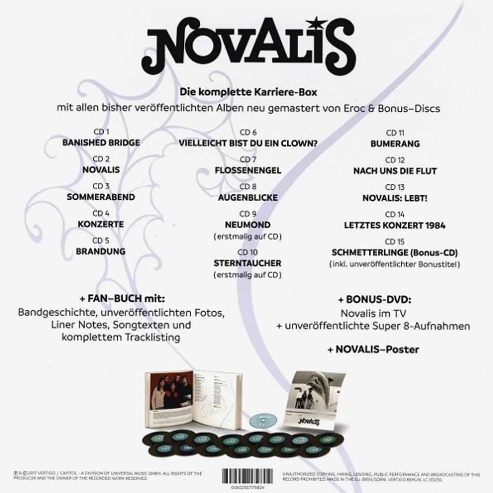 Novalis / Schmetterlinge (15CD+DVD)