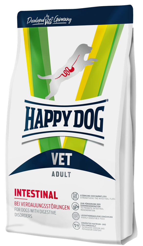 Сухой корм Happy Dog Vet Intestinal для собак при чувствительном пищеварении 4 кг