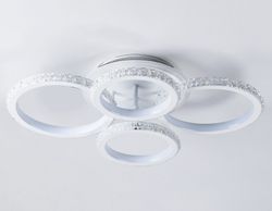 Ambrella Потолочный светодиодный светильник с RGB подсветкой и пультом Original FA9524