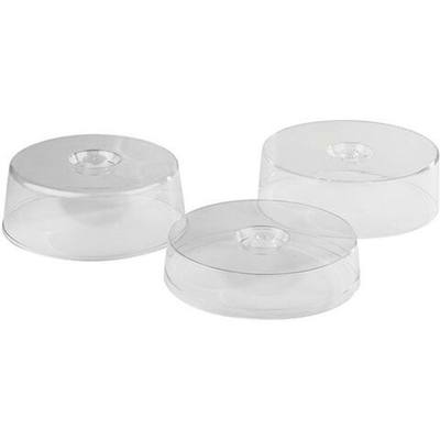 Крышка для блюда;полистирол;D=30,H=11см;прозр. (Цвет: прозрачный)