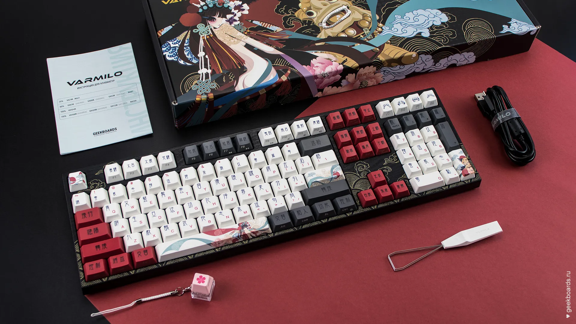 Varmilo Beijing Opera V2 108 — купить на сайте профессиональных клавиатур  Geekboards