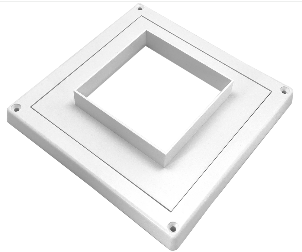 Решетка вентиляционая AWENTA RMT97а Bk 90*90 (140*140) (Распродажа)