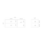 Тумба подвесная ML073L