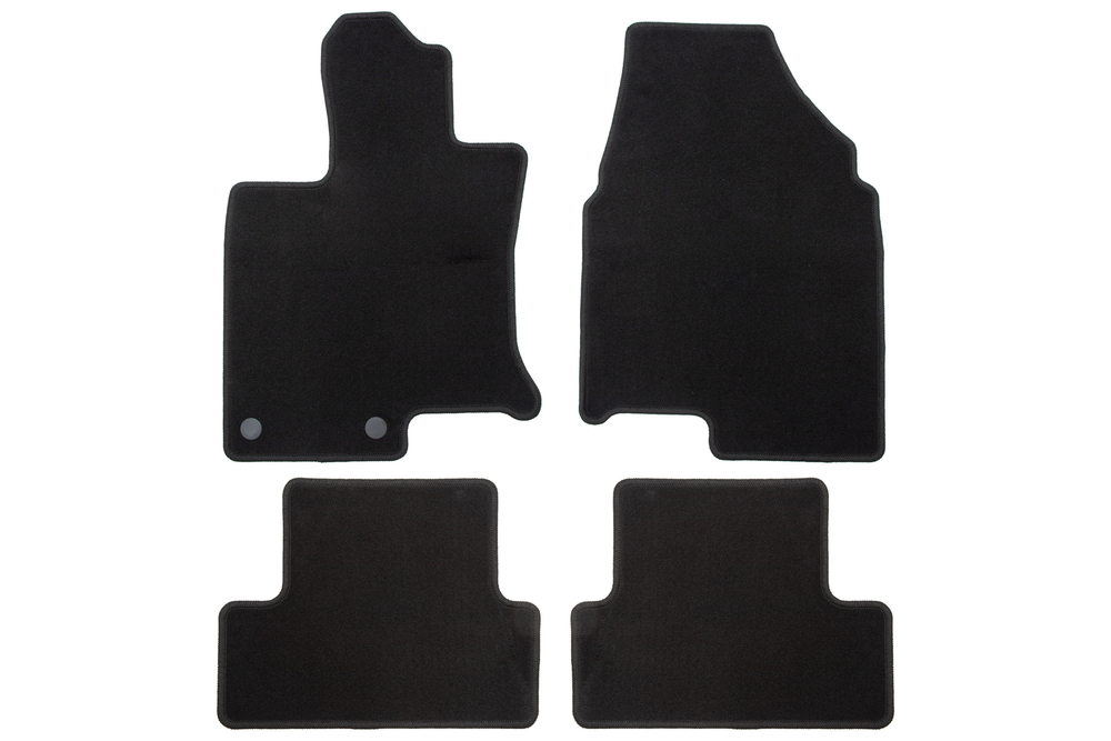 Коврики в салон для NISSAN Qashqai 2006-2010, 2010-2013, кроссовер, 4 шт. (текстиль) KLEVER01363701200K