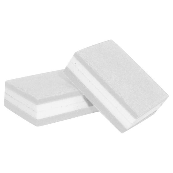 Баф-ластик мини СЕНДВИЧ (3,5см_2,5см) белый, упаковка 50 штук