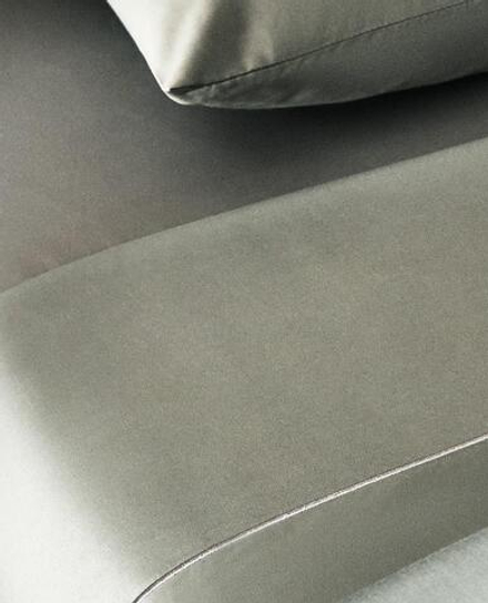 ZARA HOME (300 НИТЕЙ) ПРОСТЫНЯ ИЗ ХЛОПКА, СИНИЙ