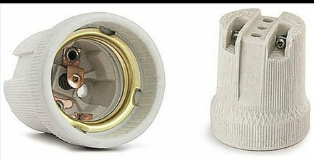 патрон керамический е27