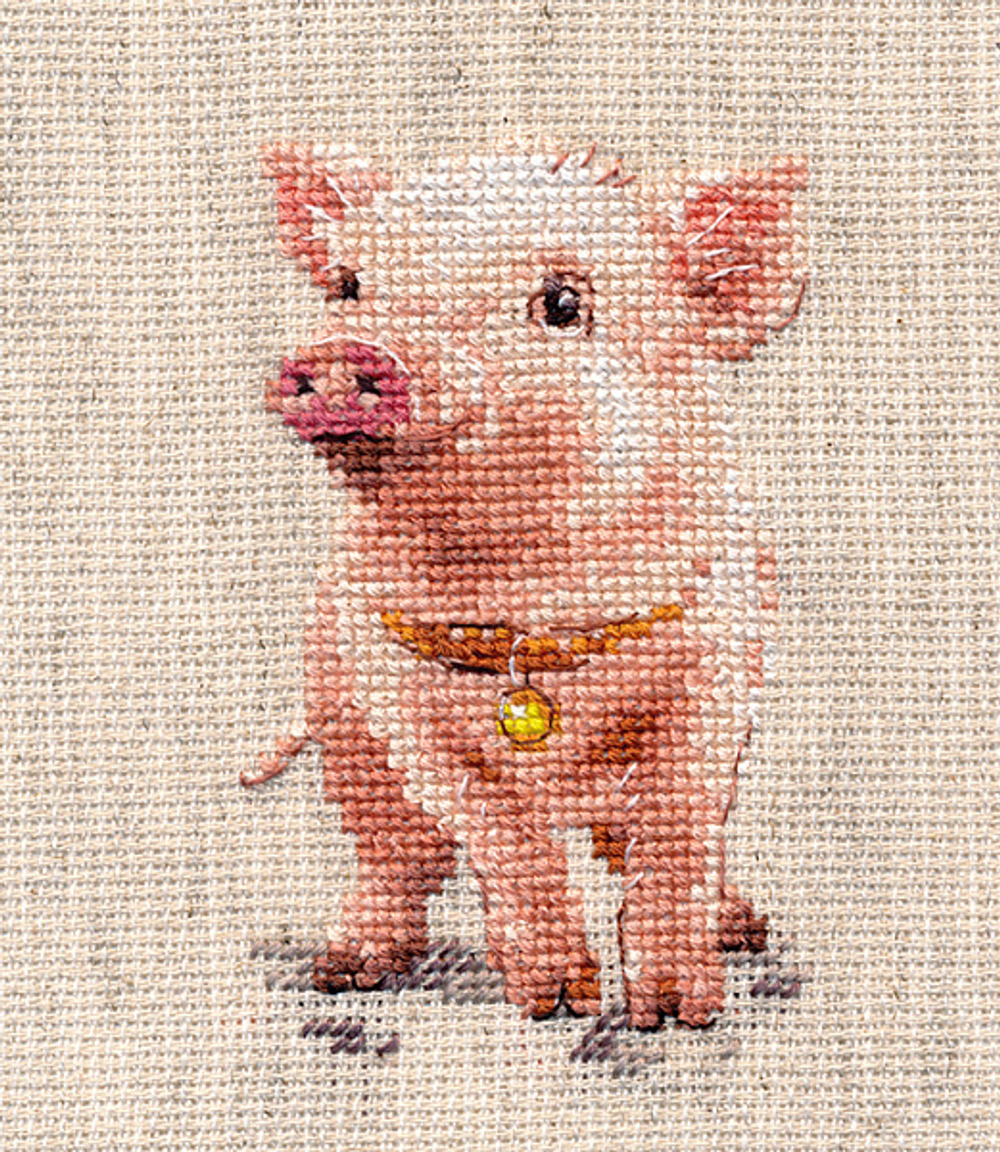 "Хрюша"-0-185 вышивка