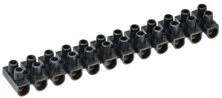 Колодка клеммная полистирол ЗВИ-30 н/г 6-16кв.мм черн. (блист.2шт) IEK UZV5-030-10-2