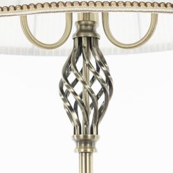 Citilux Вена CL402930T Торшер бронза со столиком и белым абажуром