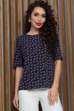 Блуза Джоан (синяя) Б13082-16М LT Collection