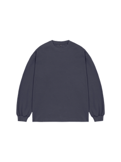 Лонгслив оверсайз (графит) 230 г
