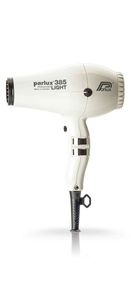 Фен Parlux 385 Power Light, 2150 Вт, ионизация, 2 насадки, белый