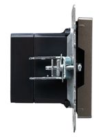 BRITE Розетка USB A+C 18Вт РЮ11-1-БрС сталь IEK