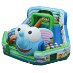 Коммерческий надувной батут "Слоновья голова"