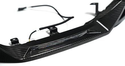 Карбоновая губа переднего бампера для Mercedes Benz G class W465 G63 2025+ Гелентваген гелик