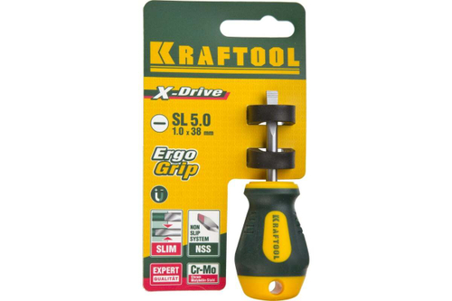 Отвертка KRAFTOOL Х-Drive SL 5x38 250071-5.5-038