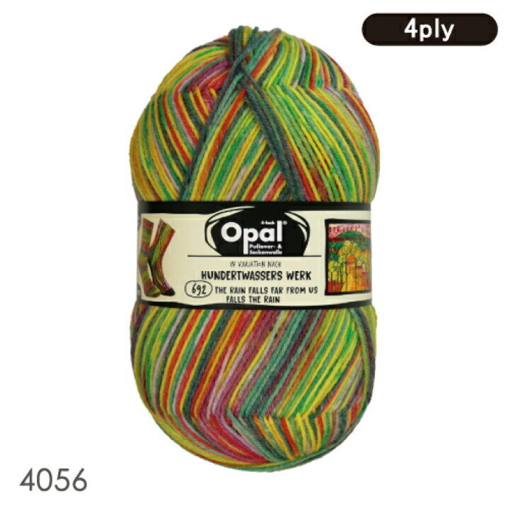 Opal Hundertwasser Edition 4, цвет 4056 дождь идет далеко от нас